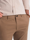 Ombre Clothing Světle hnědé pánské chino kalhoty Ombre Clothing