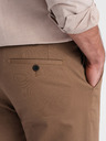 Ombre Clothing Světle hnědé pánské chino kalhoty Ombre Clothing