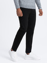 Ombre Clothing Černé pánské chino kalhoty Ombre Clothing