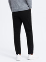 Ombre Clothing Černé pánské chino kalhoty Ombre Clothing