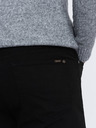 Ombre Clothing Černé pánské chino kalhoty Ombre Clothing