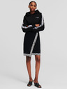 Karl Lagerfeld Černá dámská úpletová sukně KARL LAGERFELD Logo Knit Skirt