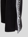 Karl Lagerfeld Černé dámské legíny KARL LAGERFELD Logo Tape Leggins