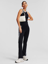 Karl Lagerfeld Černé dámské legíny KARL LAGERFELD Logo Tape Leggins