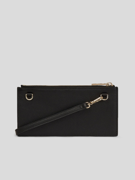 Karl Lagerfeld Černá dámská kožená kabelka KARL LAGERFELD Signature 2.0 Crossbody