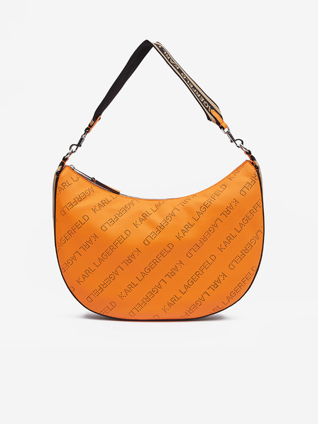 Karl Lagerfeld Oranžová dámská kabelka KARL LAGERFELD Moon MD Shoulderbag
