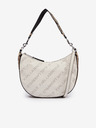 Karl Lagerfeld Krémová dámská kabelka KARL LAGERFELD Moon SM Shoulderbag
