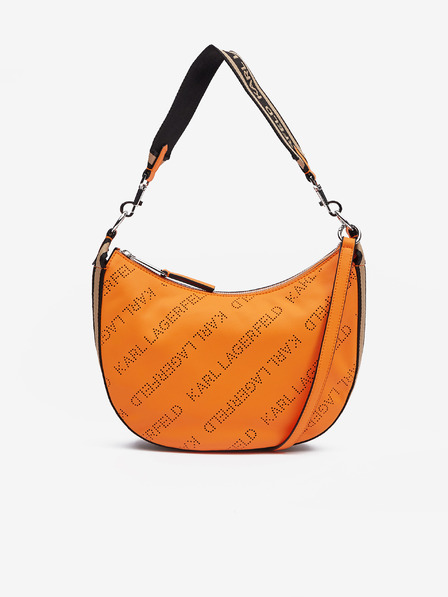 Karl Lagerfeld Oranžová dámská kabelka KARL LAGERFELD Moon SM Shoulderbag