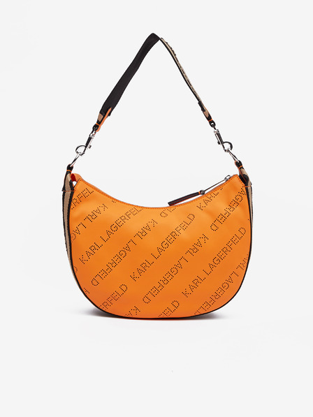 Karl Lagerfeld Oranžová dámská kabelka KARL LAGERFELD Moon SM Shoulderbag