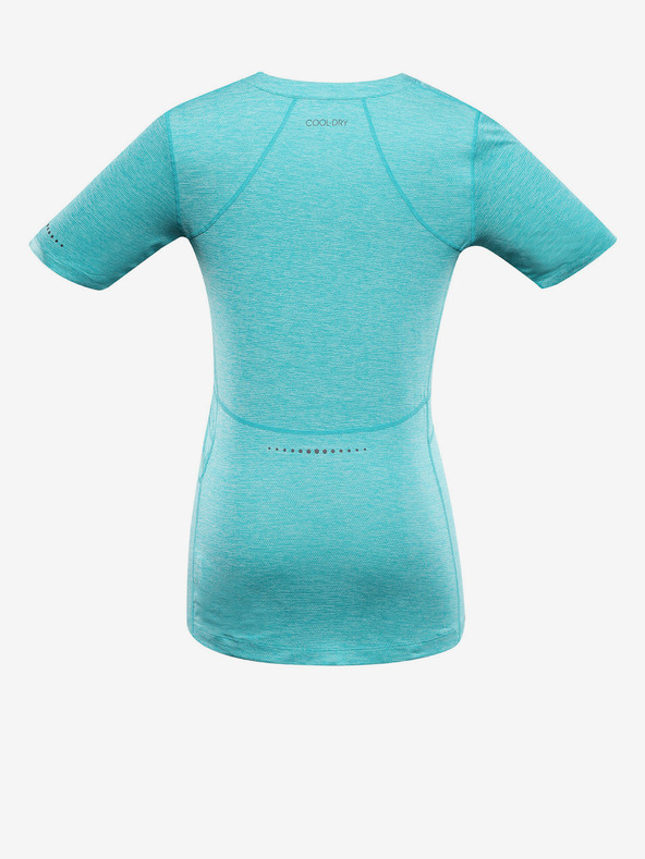 ALPINE PRO Tyrkysové dámské cyklistické tričko ALPINE PRO Gereta