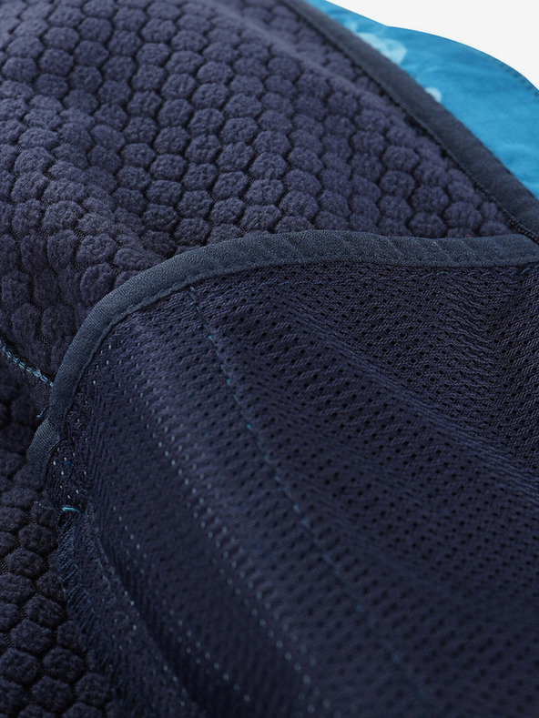 ALPINE PRO Modrá dámská vzorovaná softshellová bunda ALPINE PRO HOORA