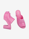 Melissa Růžové dámské pantofle na podpatku Melissa Mule AD
