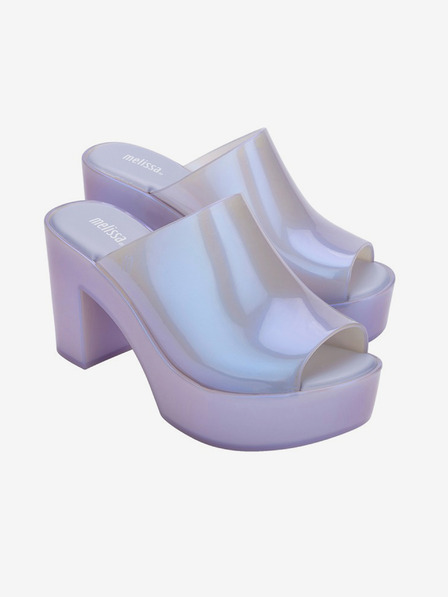 Melissa Světle fialové dámské pantofle na podpatku Melissa Mule AD