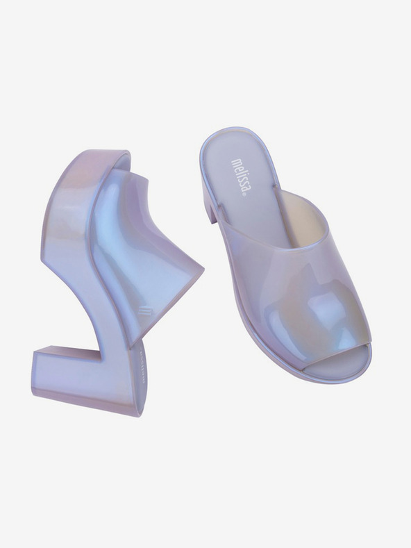 Melissa Světle fialové dámské pantofle na podpatku Melissa Mule AD