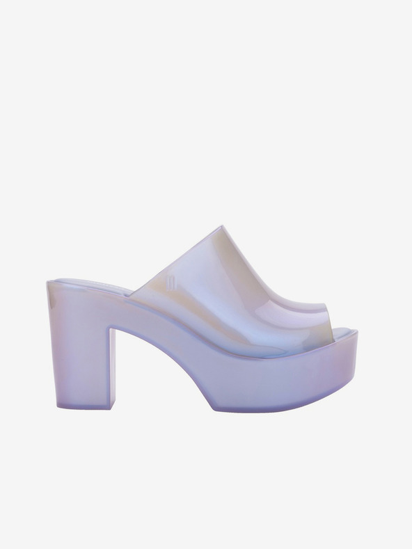 Melissa Světle fialové dámské pantofle na podpatku Melissa Mule AD