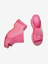 Melissa Růžové dámské pantofle na platformě Melissa Patty AD