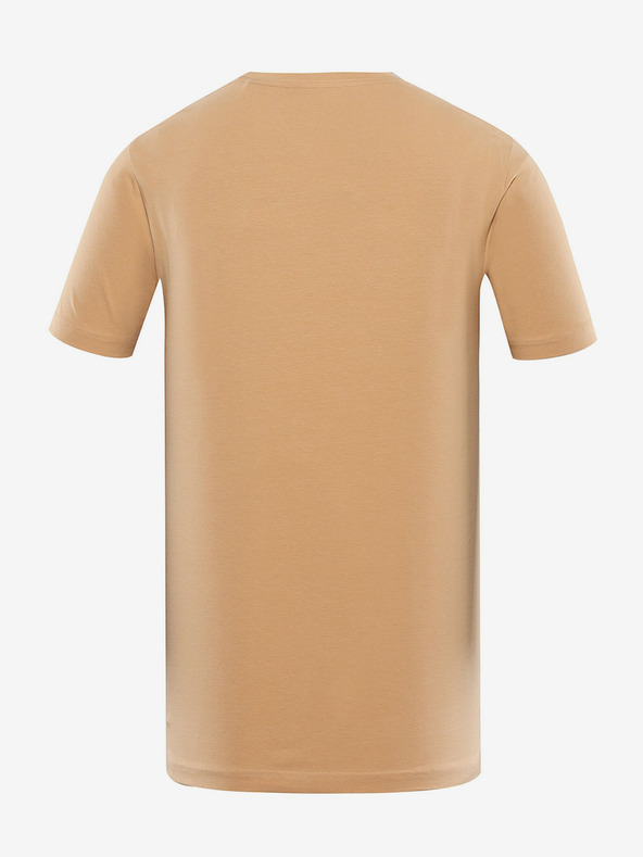 NAX Béžové pánské tričko NAX Jurg