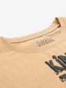 NAX Béžové pánské tričko NAX Jurg