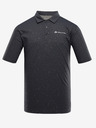 ALPINE PRO Černé pánské polo tričko ALPINE PRO Coowel