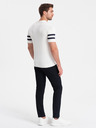 Ombre Clothing Bílá pánská polokošile Ombre Clothing