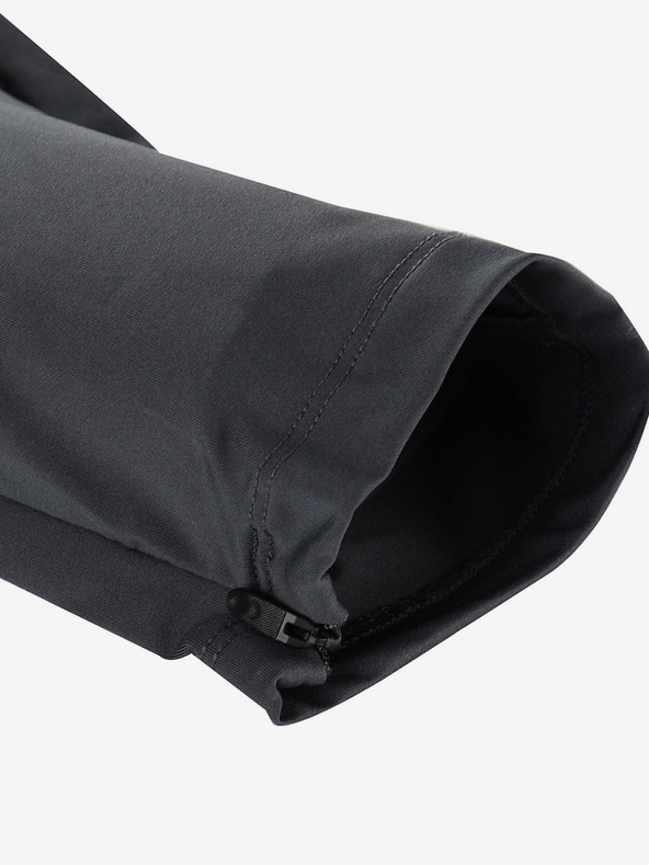 ALPINE PRO Šedé pánské rychleschnoucí kalhoty ALPINE PRO Zerec