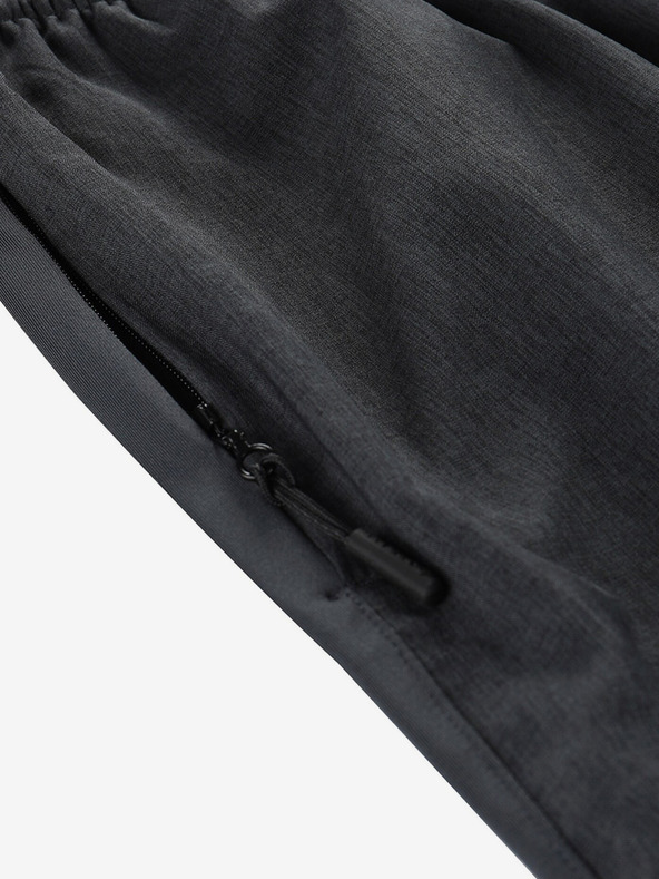 ALPINE PRO Šedé pánské rychleschnoucí kalhoty ALPINE PRO Zerec