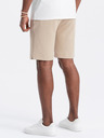 Ombre Clothing Béžové pánské kraťasy Ombre Clothing