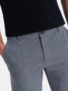 Ombre Clothing Tmavě modré pánské žíhané kraťasy Ombre Clothing