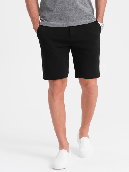 Ombre Clothing Černé pánské kraťasy Ombre Clothing
