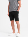 Ombre Clothing Černé pánské kraťasy Ombre Clothing