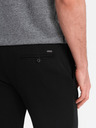 Ombre Clothing Černé pánské kraťasy Ombre Clothing