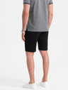 Ombre Clothing Černé pánské kraťasy Ombre Clothing