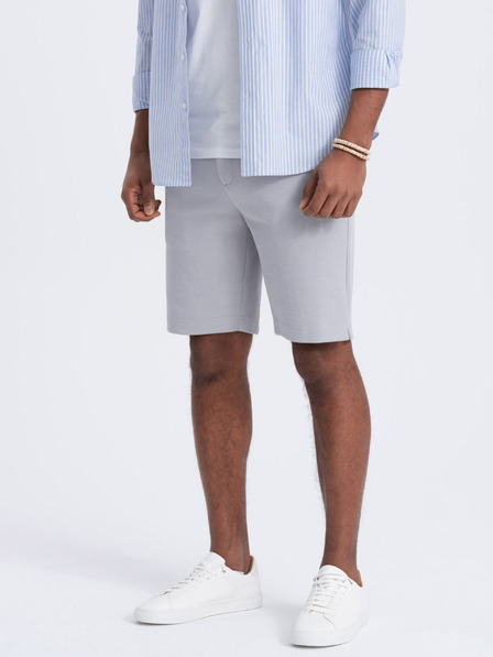 Ombre Clothing Šedé pánské kraťasy Ombre Clothing