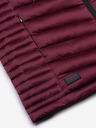Ombre Clothing Vínová pánská prošívaná vesta Ombre Clothing