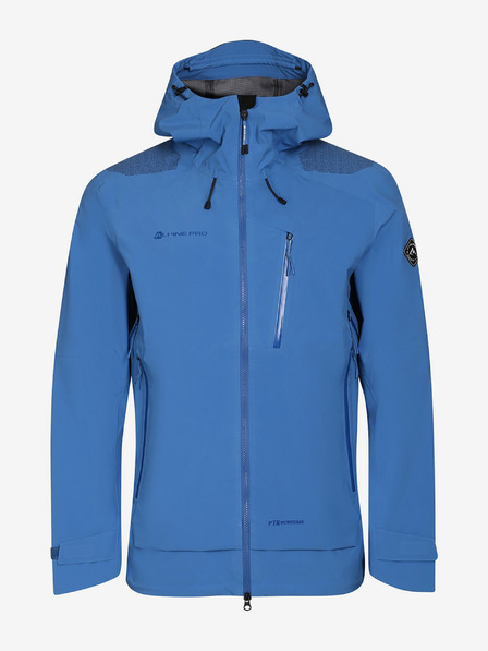 ALPINE PRO Modrá pánská bunda s membránou PTX ALPINE PRO Gor