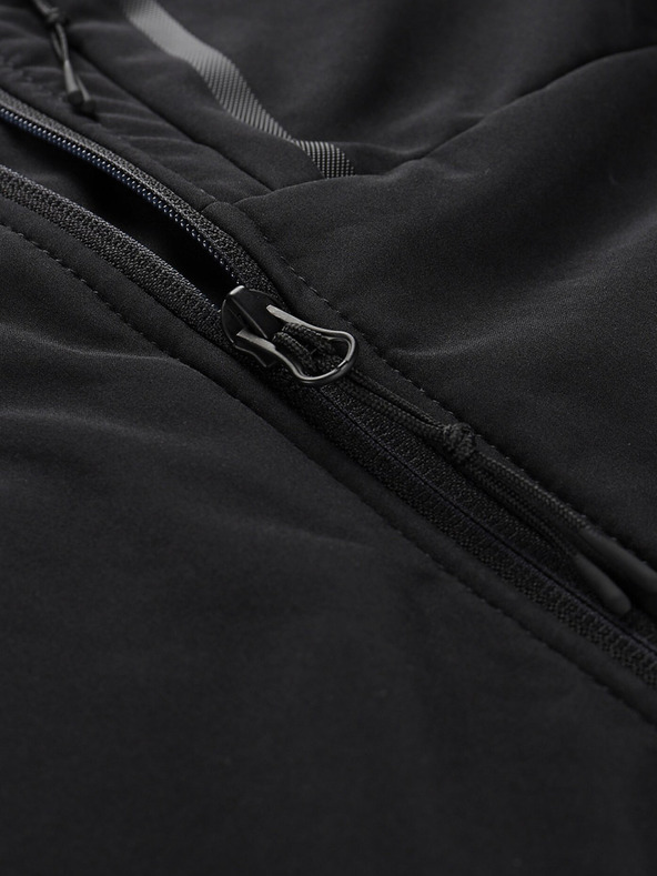 ALPINE PRO Černá pánská softshellová bunda ALPINE PRO Hoor