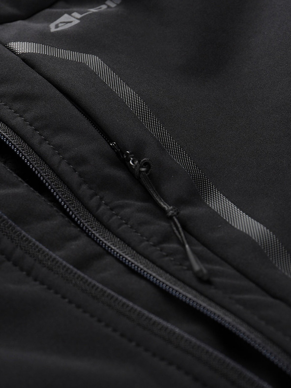 ALPINE PRO Černá pánská softshellová bunda ALPINE PRO Hoor