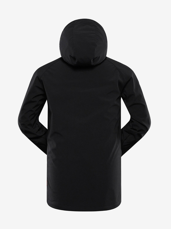 ALPINE PRO Černá pánská softshellová bunda ALPINE PRO Hoor