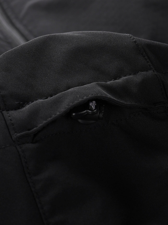 ALPINE PRO Černá pánská softshellová bunda ALPINE PRO Hoor