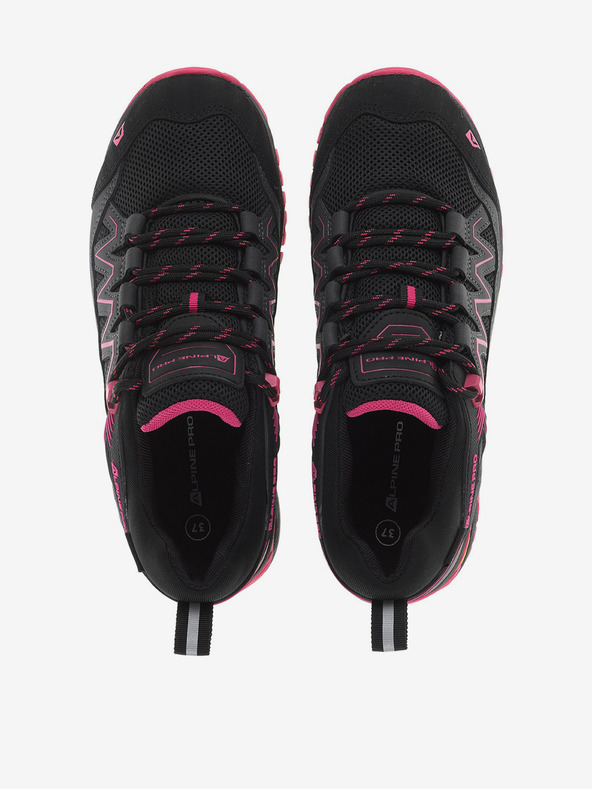 ALPINE PRO Růžovo-černé pánské outdoorové tenisky ALPINE PRO IMAHE