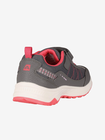 ALPINE PRO Růžovo-šedé dětské outdoorové tenisky ALPINE PRO MORELO