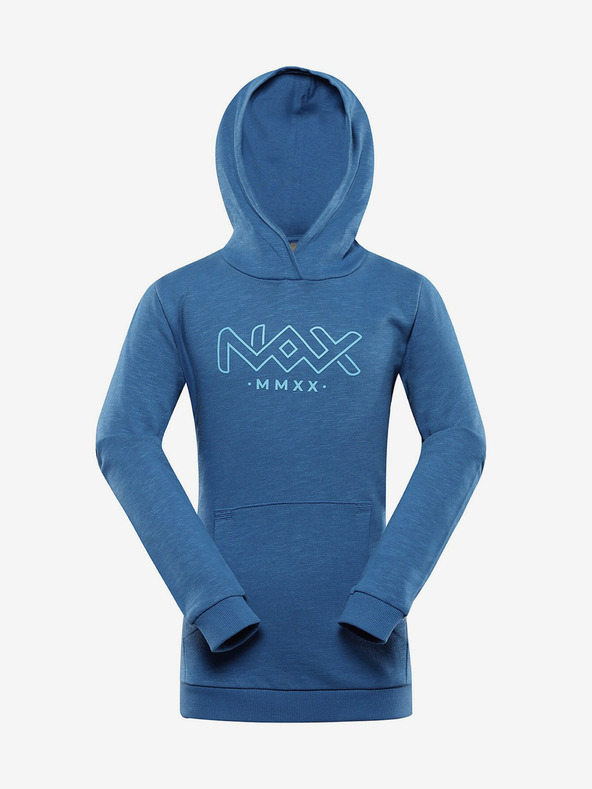 NAX Modrá dětská mikina NAX COLEFO