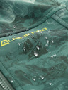 ALPINE PRO Zelená dětská vzorovaná softshellová bunda ALPINE PRO HOORO