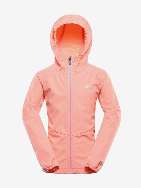 ALPINE PRO Oranžová dětská softshellová bunda ALPINE PRO SPERTO