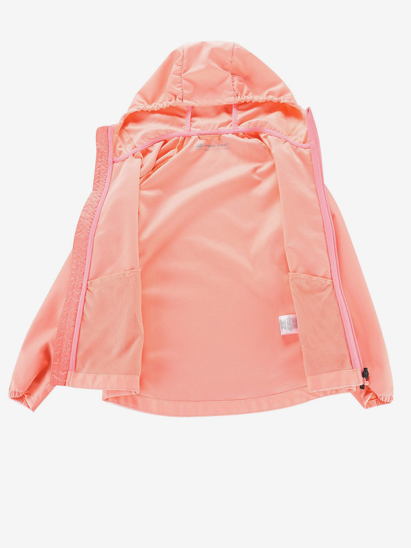 ALPINE PRO Oranžová dětská softshellová bunda ALPINE PRO SPERTO