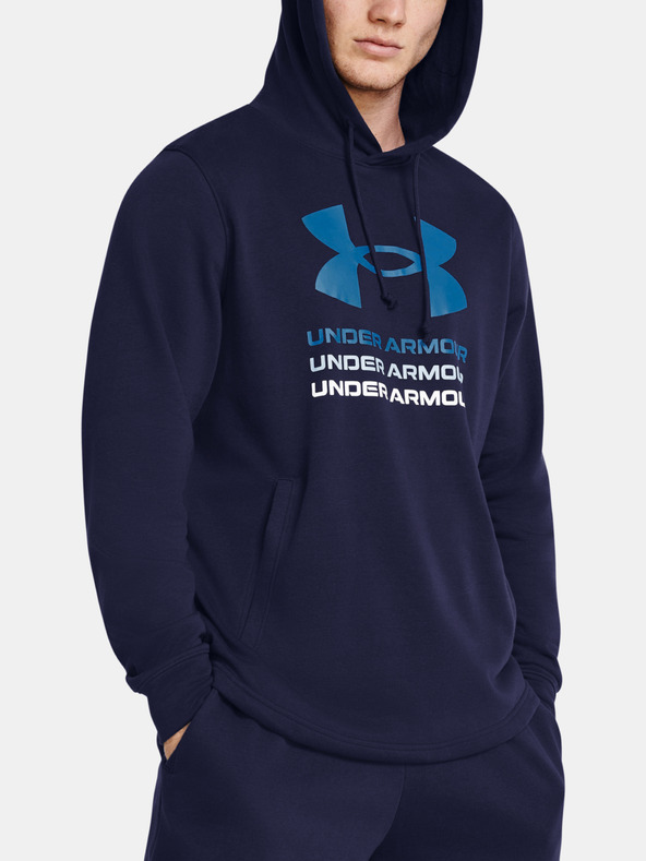 Under Armour Pánská mikina Under Armour UA Rival Terry Graphic Hood