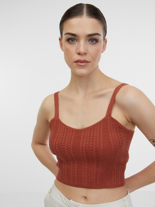 Orsay Hnědý dámský top ORSAY