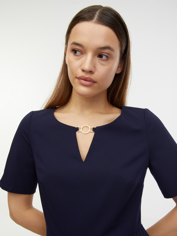 Orsay Tmavě modré dámské šaty ORSAY