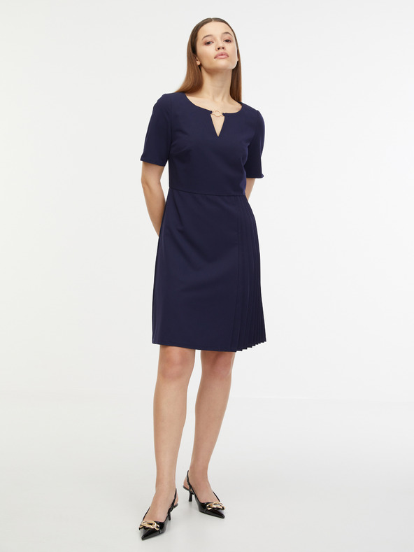 Orsay Tmavě modré dámské šaty ORSAY
