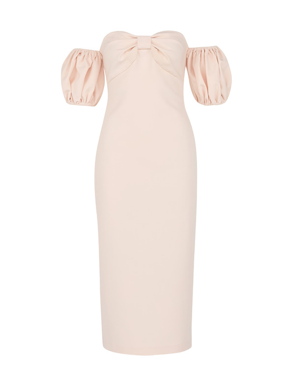 Orsay Béžové dámské šaty ORSAY